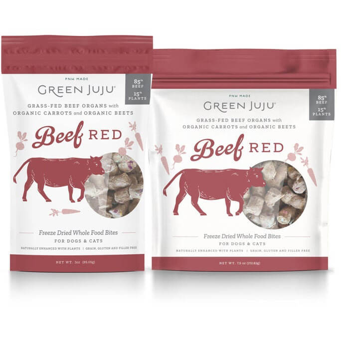 Green Juju Beef Red Bites