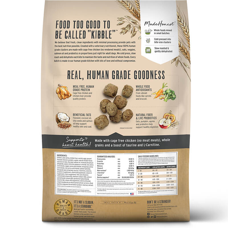 Honest Kitchen Clusters Whole-Grain Chicken