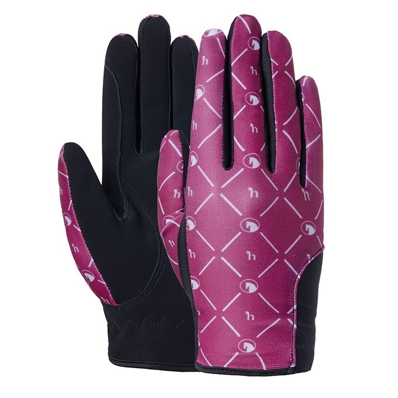 Horze Fia Kid's Sure Grip Stretchy Riding Gloves