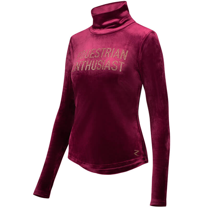 Horze Lilia Velvet Turtleneck