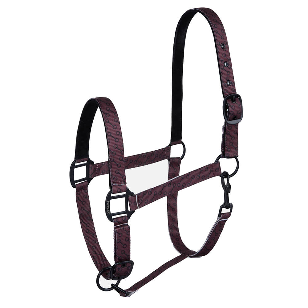 Horze Noir Bit Printed Halter