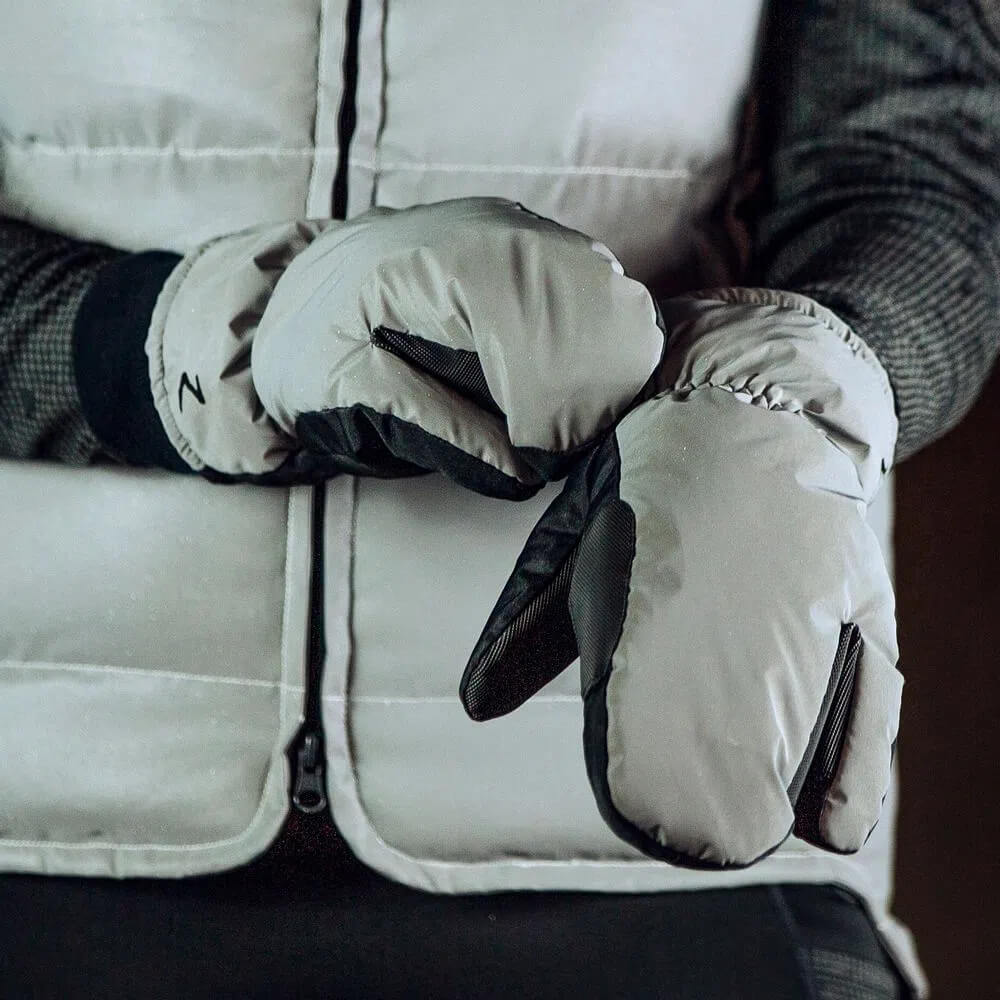 Horze Reflective 3-Finger Mittens