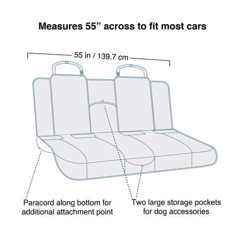 Kurgo Wander Bench Seat Cover