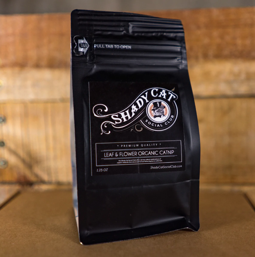 Shady Cat Social Club Organic Leaf & Flower Cat Nip Bag