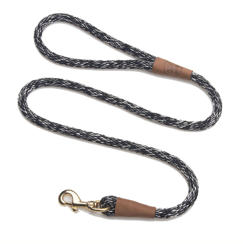 Mendota Snap Leash Salt & Pepper