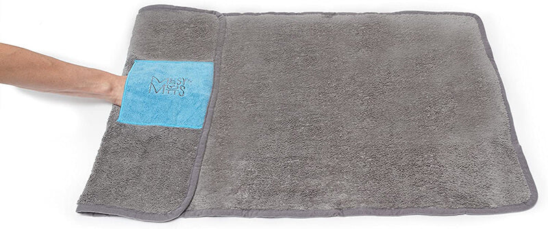 Messy Mutts Ultra Soft Microfiber Towel with Hand Pockets