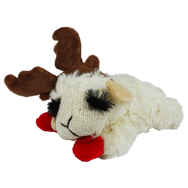 Multipet Holiday Lamb Chop with Antlers