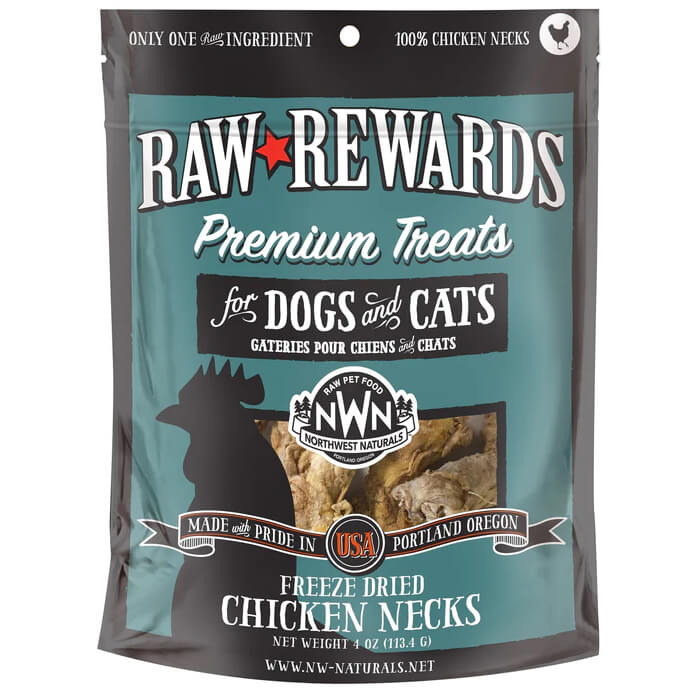 Northwest Naturals Freeze-Dried Chicken Necks 4oz