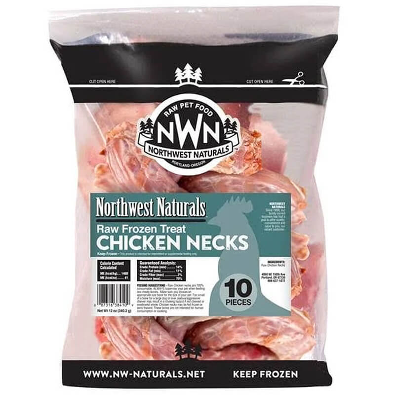 Northwest Naturals Raw Frozen Chicken Necks