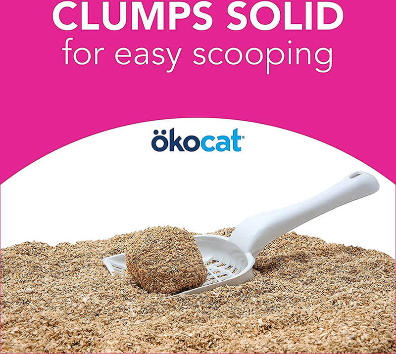 Okocat Super Soft Clumping Natural Wood Litter