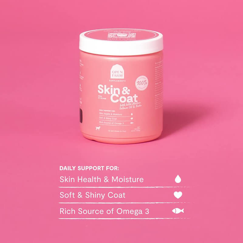 Open Farm Skin & Coat Supplement Chews