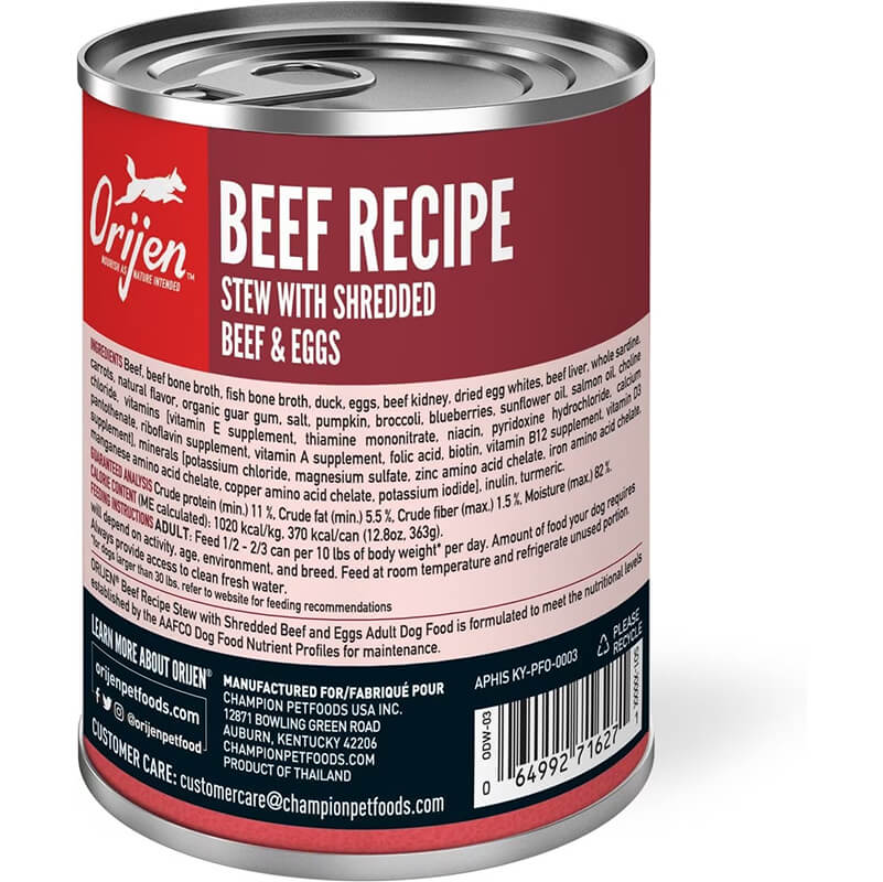 Orijen Stew with Shreds Beef