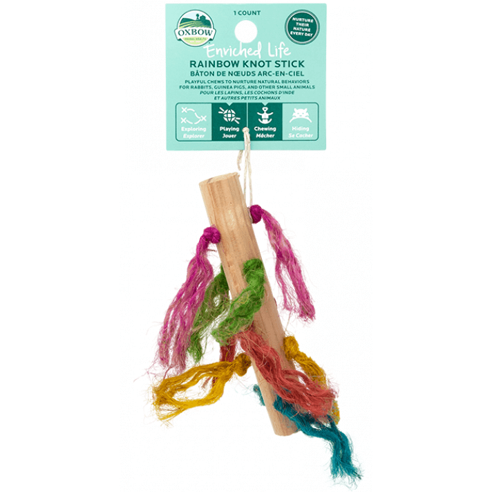 Oxbow Enriched Life Rainbow Knot Stick