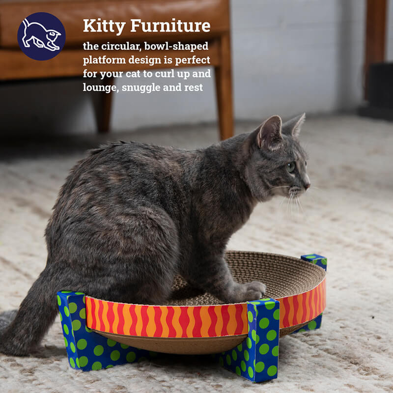 Petstages Scratch, Snuggle & and Rest Cardboard Scratcher