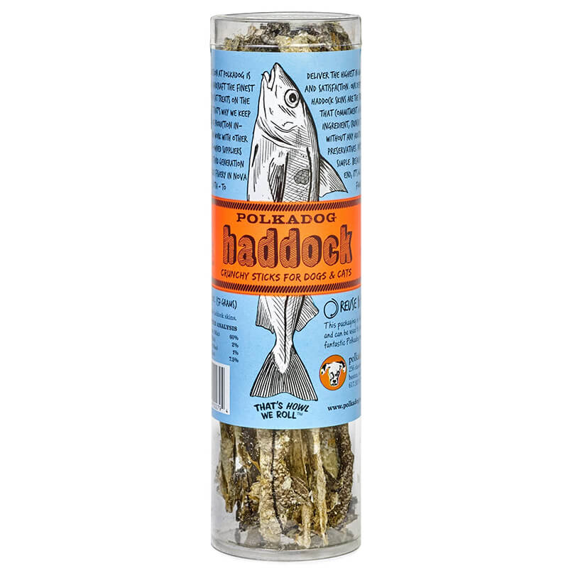 Polka Dog Haddock Skin Tube