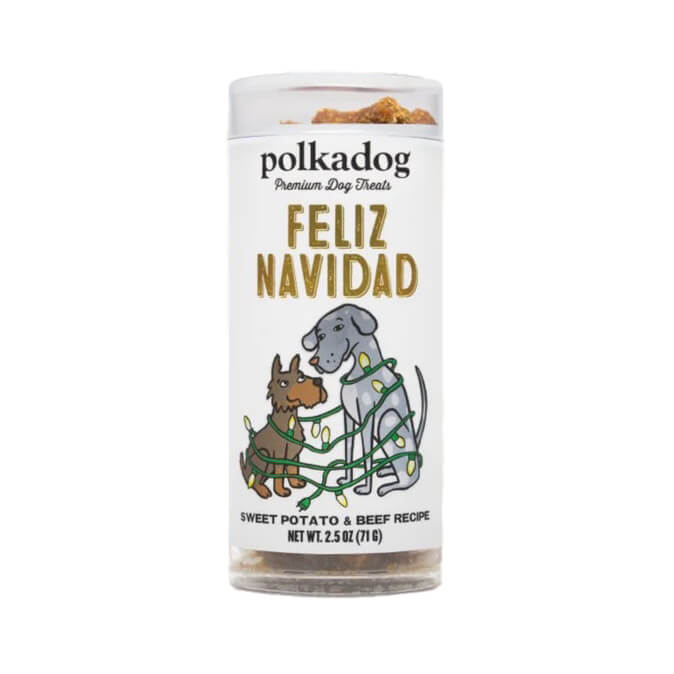 Polka Dog Feliz Navidad Holiday Dog & Cat Treats