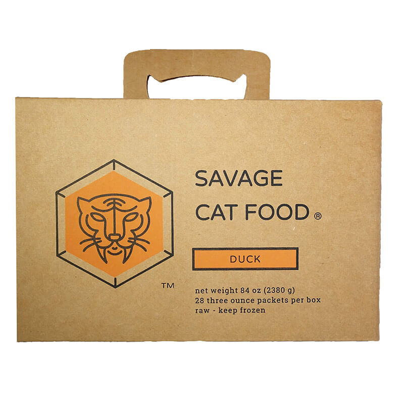 Savage Cat Food Duck Box