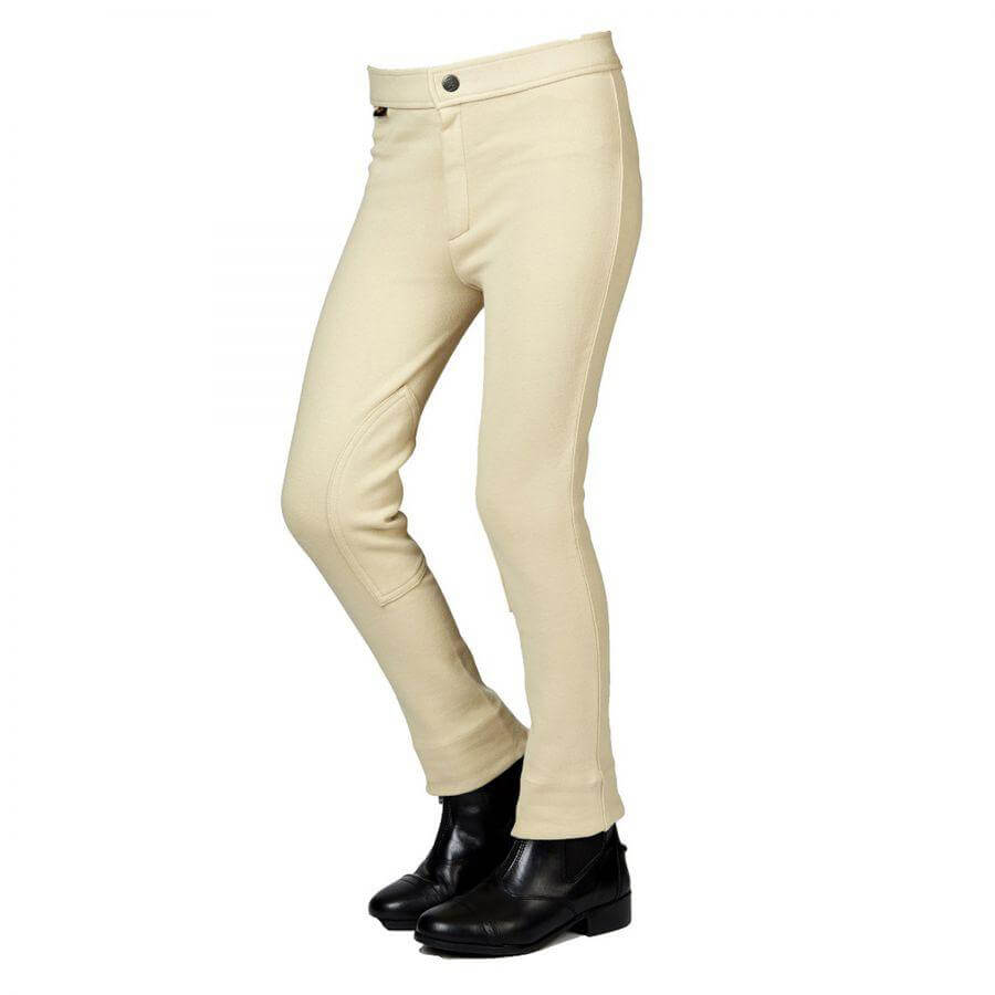 Saxon Kids Adjustable Waist Jodhpurs beige