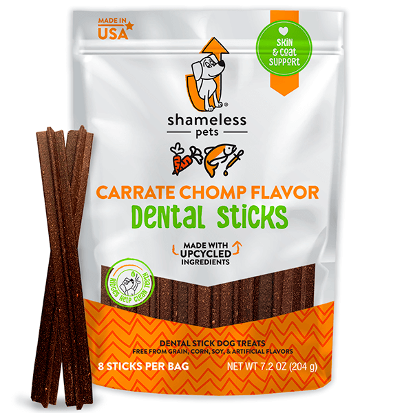Shameless Pet Carrate Chomp Dental Sticks