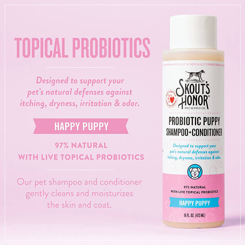 Skout's Honor Probiotic Shampoo Happy Puppy