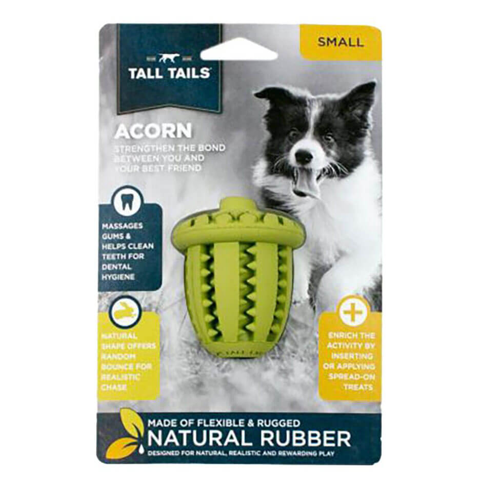 Tall Tails Natural Rubber Acorn Toy