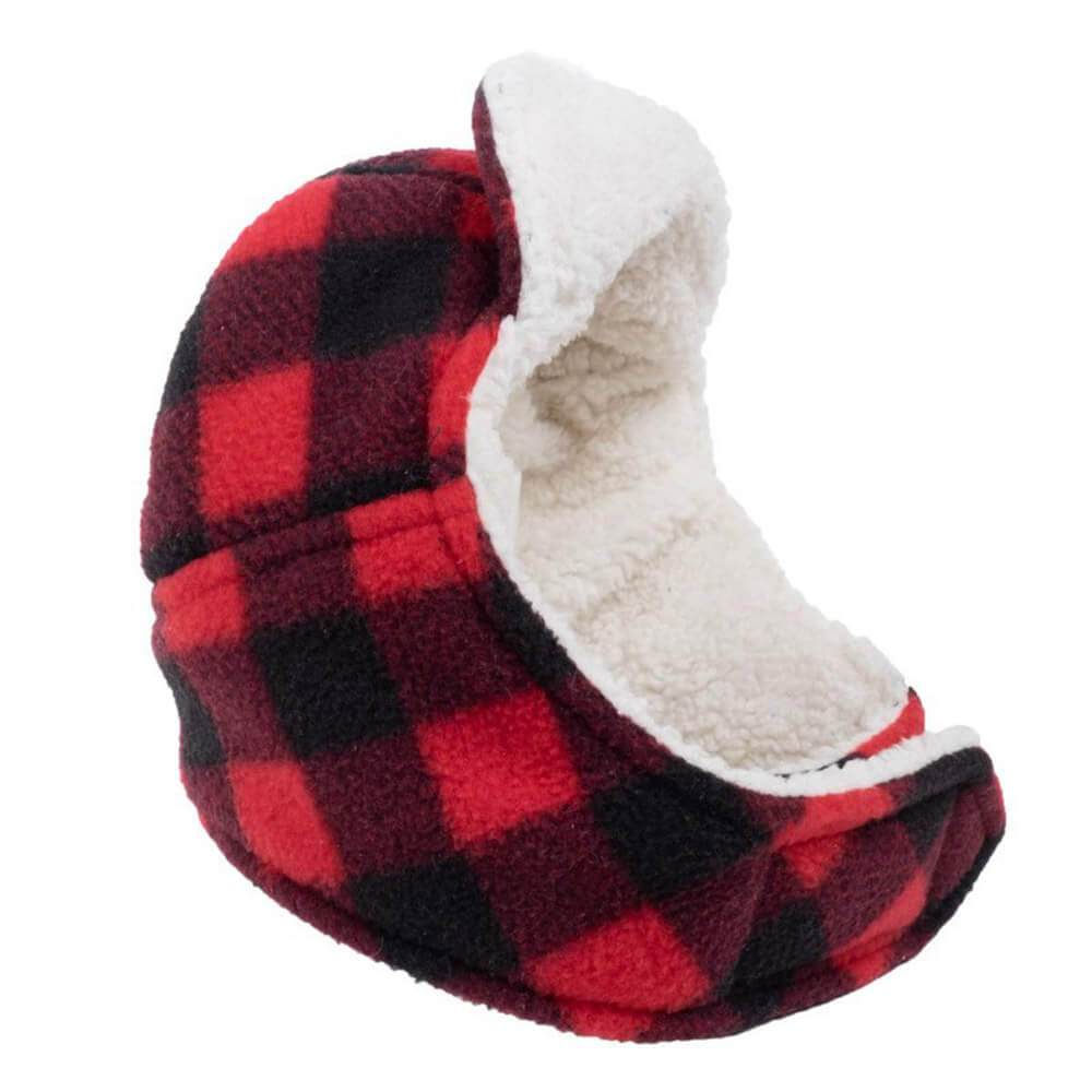 The Worthy Dog Red Buffalo Aviator Hat