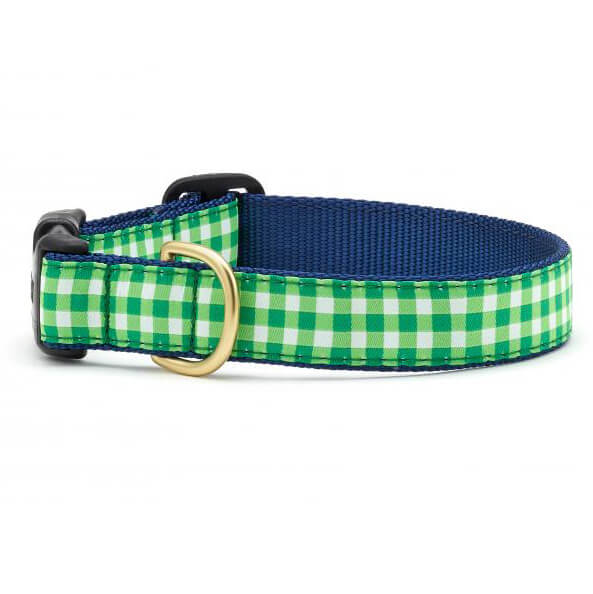 Up Country Collar Lime Gingham