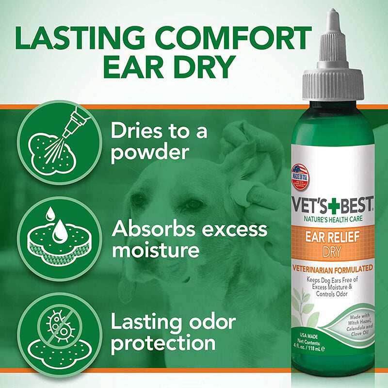 Vet's Best Ear Relief Dry Formula