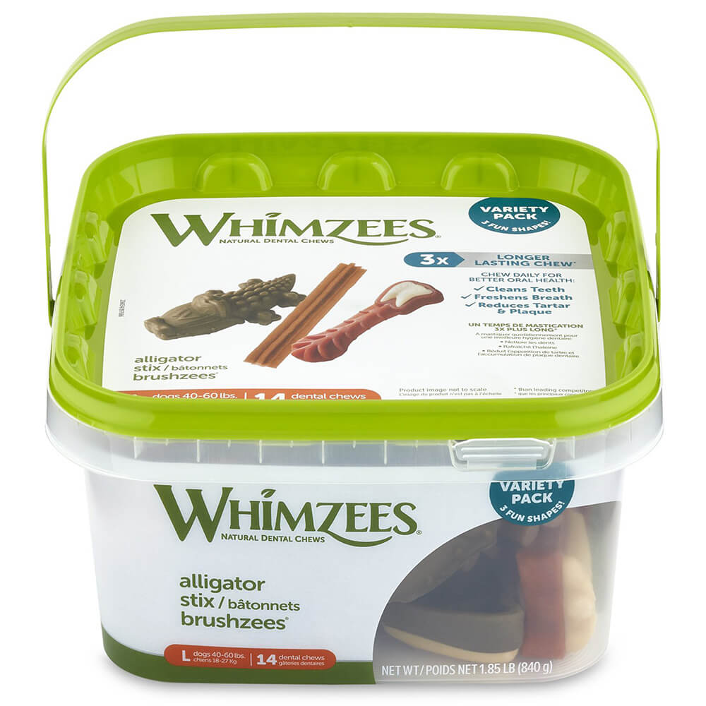 Whimzee Dental Chews Variety Pail
