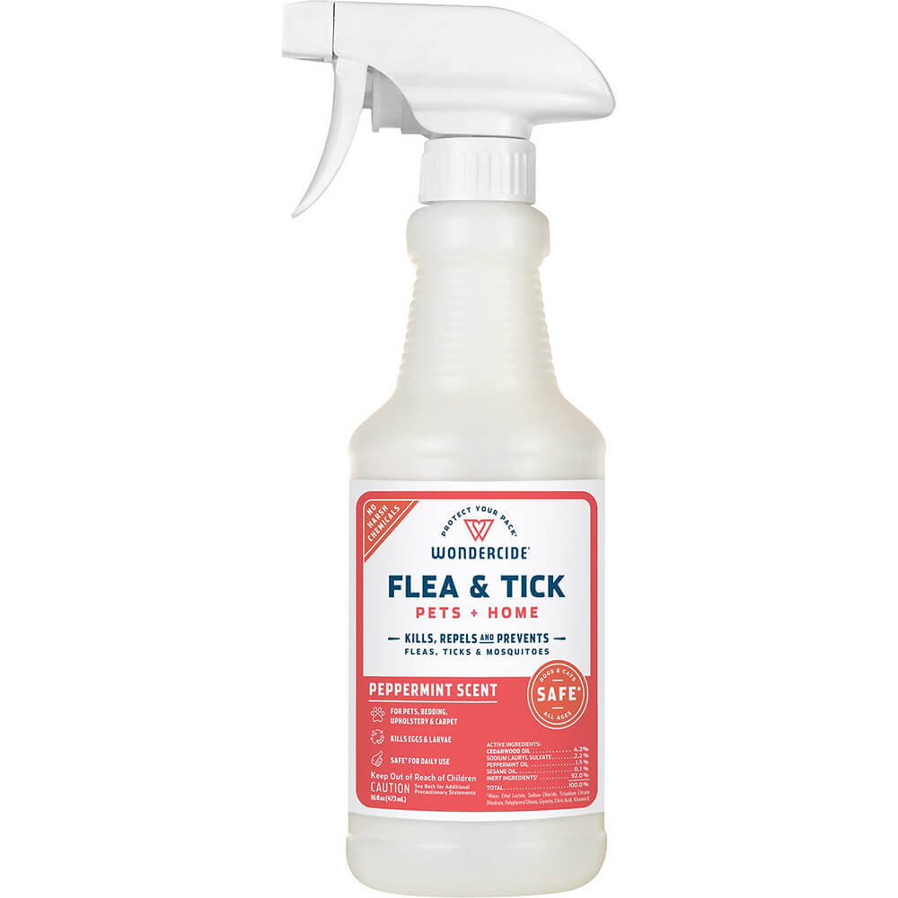 Wondercide Flea, Tick & Mosquito Spray for Pets + Home, Peppermint