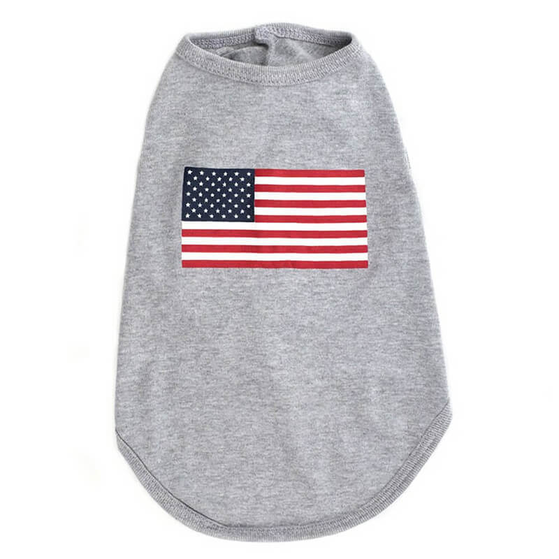 The Worthy Dog Tee American Flag