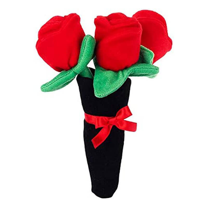Zippy Paws Valentines Bouquet of Roses