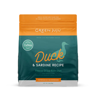 Green Juju Freeze-Dried Raw Duck & Sardine