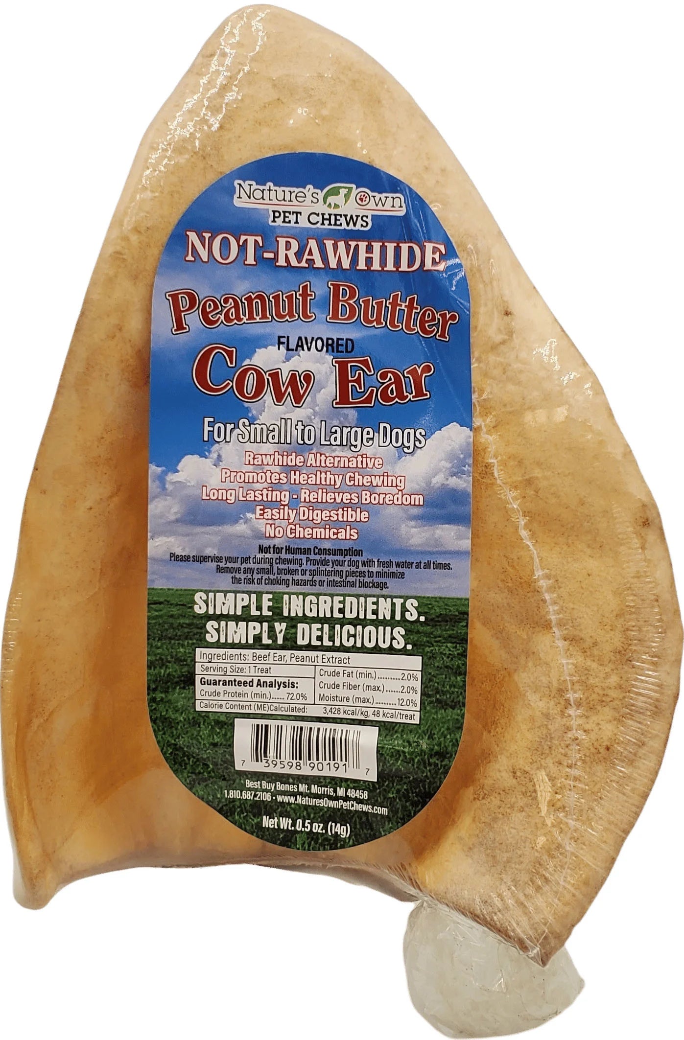 Nature's Own Peanut Butter Cow Ear