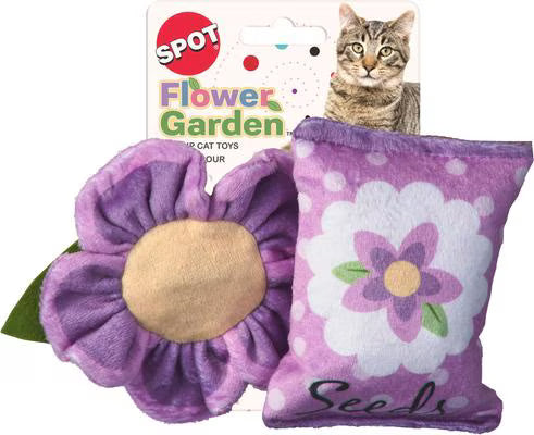 Spot Flower Garden Cat Toy 2-Pack