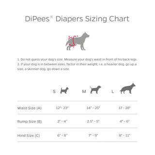 Pet Parents® Dipees™ + Odor Control Disposable Dog Diapers