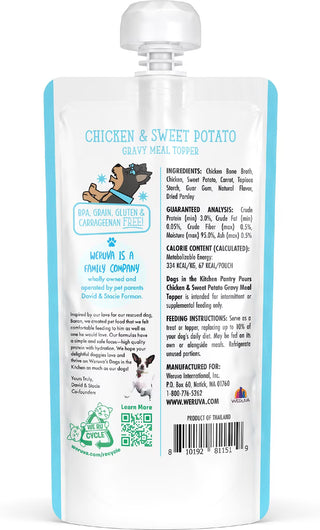 Dog's in The Kitchen Pantry Pours Meal Topper Chicken & Sweet Potato Gravy