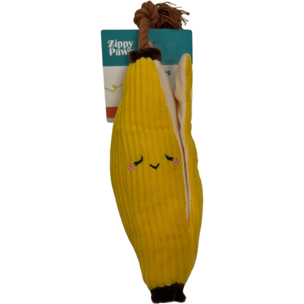Zippy Paws Crinkle Crops Banana