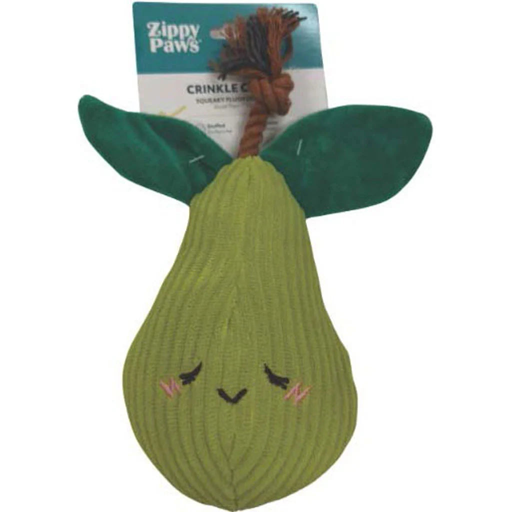Zippy Paws Crinkle Crops Pear