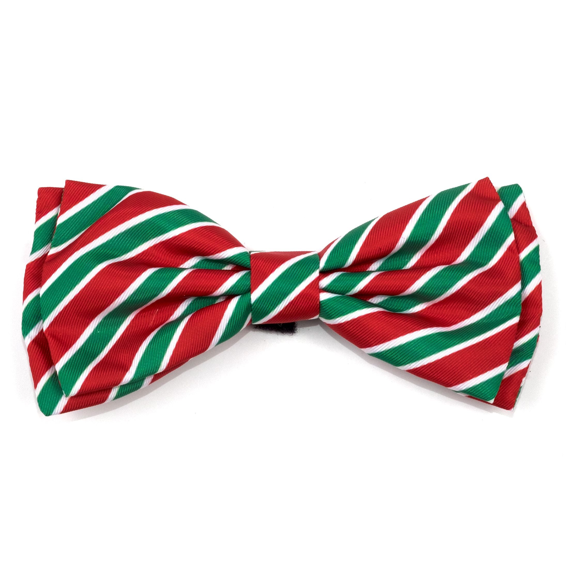 The Worthy Dog Bow Tie Holiday Stripe