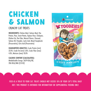 Weruva B.F.F. Toodzies Crunchy Treats Chicken & Salmon