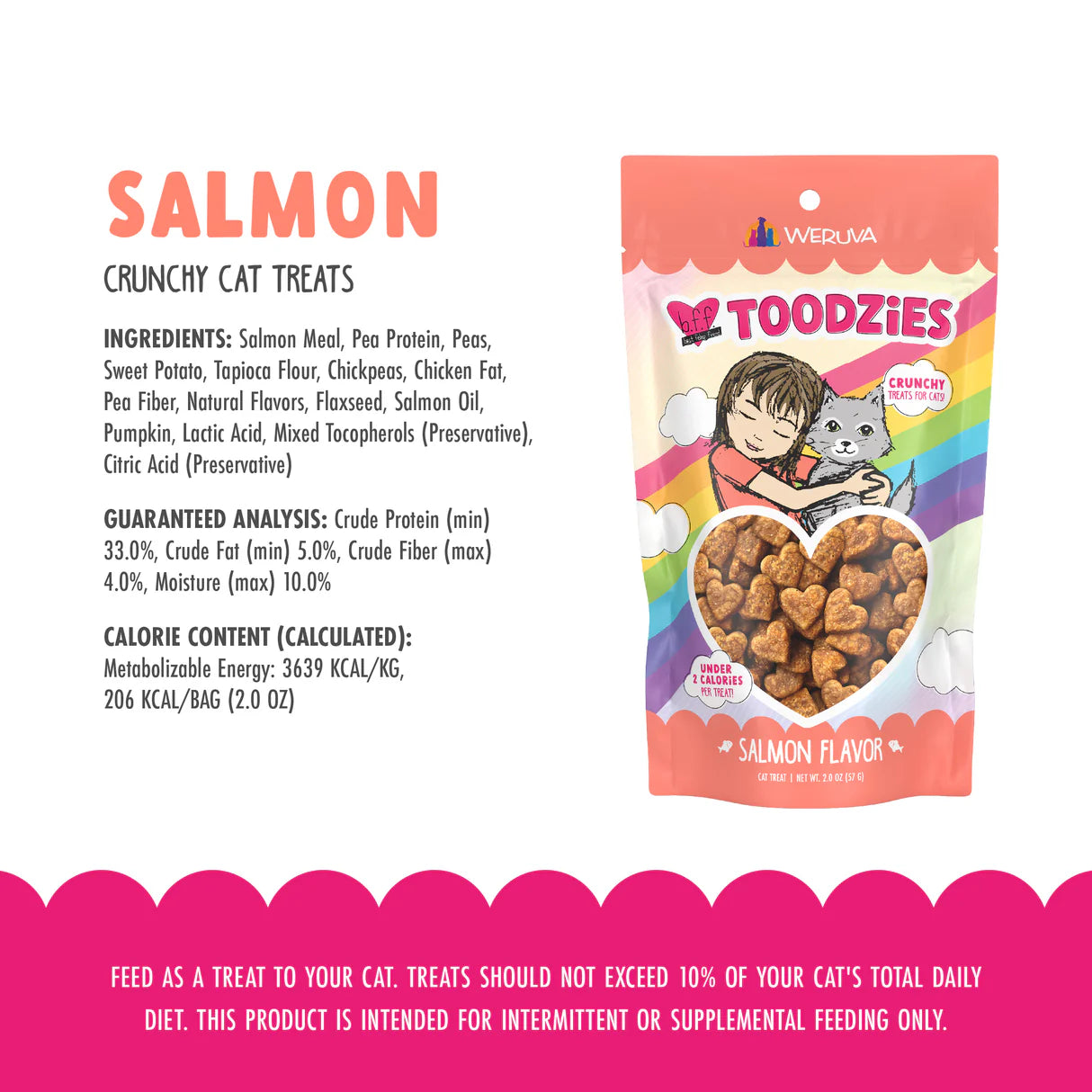 Weruva B.F.F. Toodzies Crunchy Treats Salmon
