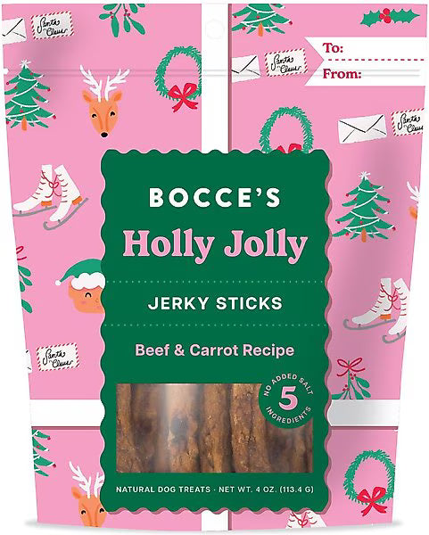 Bocce's Holiday Holly Jolly Jerky Sticks