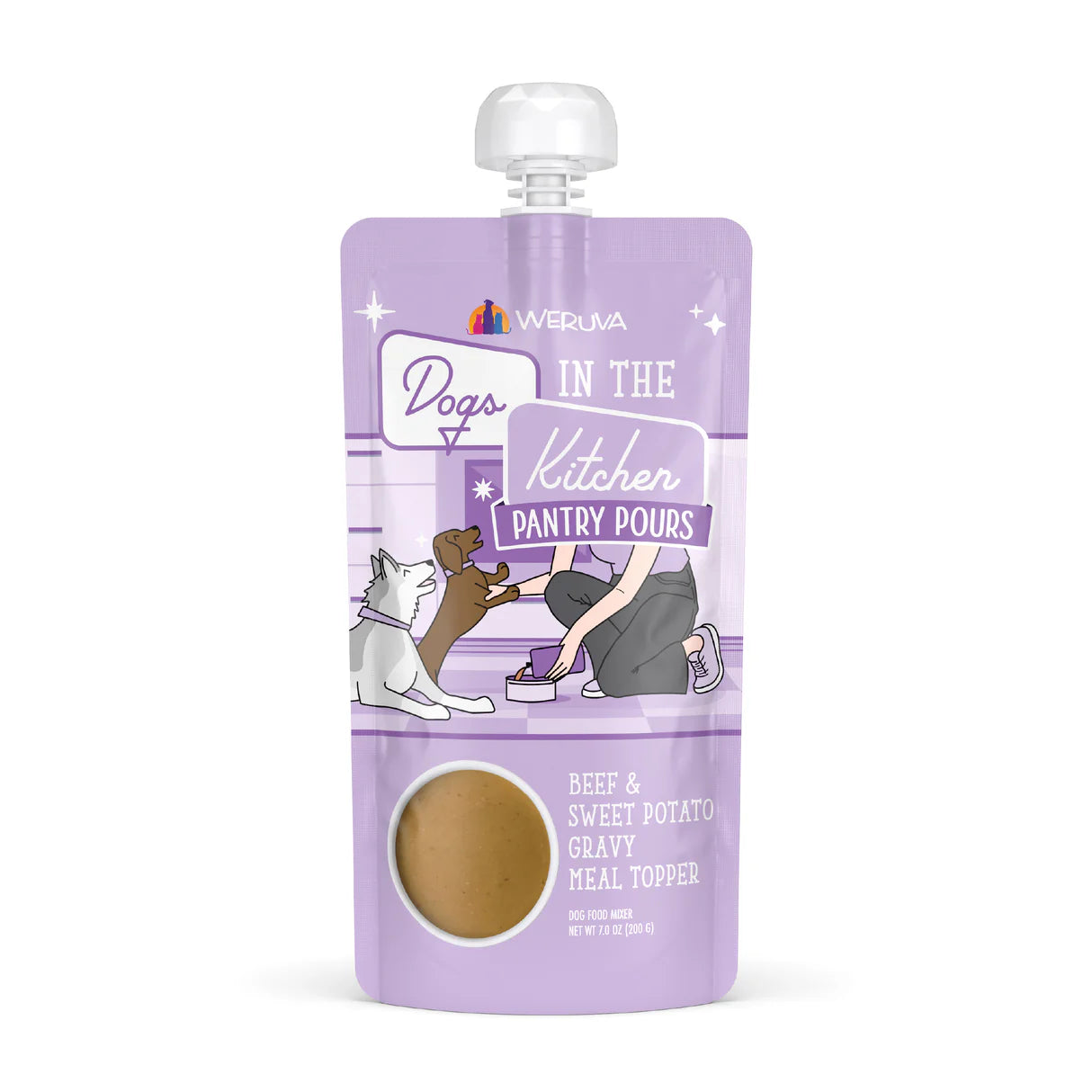 Dog's in The Kitchen Pantry Pours Meal Topper Beef & Sweet Potato Gravy