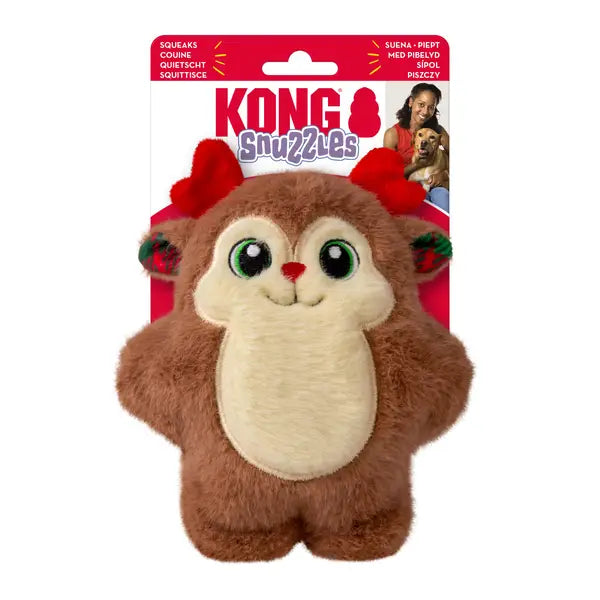 Kong Holiday Snuzzles Reindeer