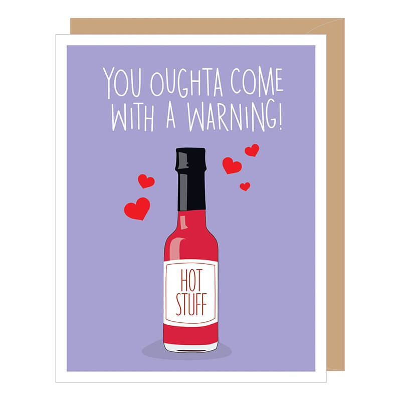 Apartment 2 Cards Valentines Day Card - Hot Sauce
