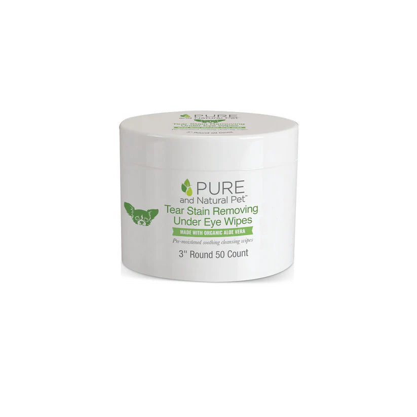 Pure and Natural Pet Tear Stain Wipes