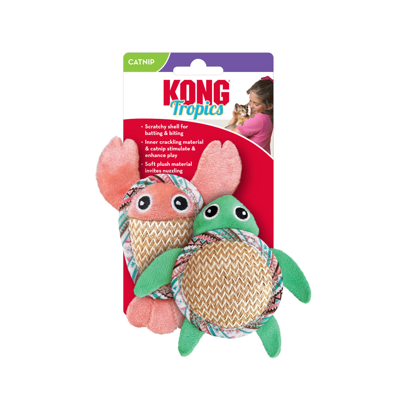 Kong  Cat Tropics Pals 2pk