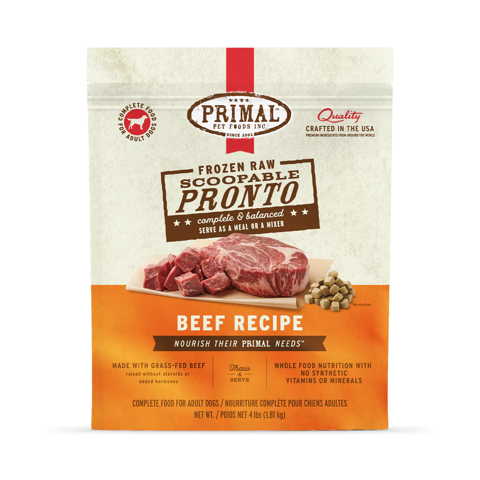 Primal Pronto Raw Frozen Beef