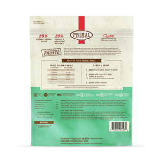 Primal Pronto Raw Frozen Chicken